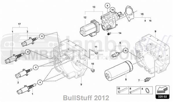 2017 Lamborghini AVENTADOR SV LP750-4 COUPE JAPAN HYDRAULICS CONTROL UNIT (325.02.00)